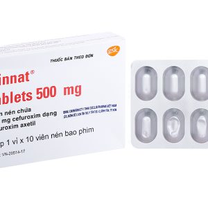 Zinnat Tablets 500mg trị nhiễm khuẩn (1 vỉ x 10 viên)
