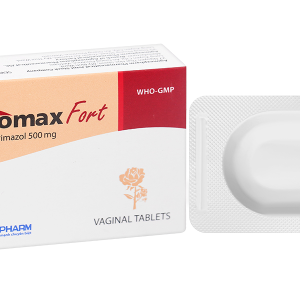 Thuốc đặt Zolomax Fort 500mg điều trị nấm Candida (1 vỉ x 1 viên)