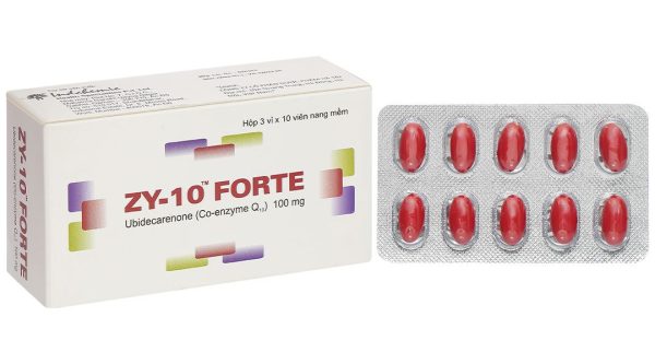 ZY-10 Forte 100mg trị bệnh tim mạch (3 vỉ x 10 viên)